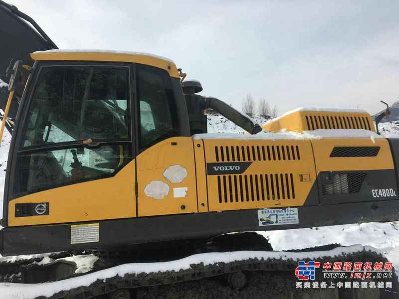山西出售转让二手12000小时2012年沃尔沃EC480DL挖掘机