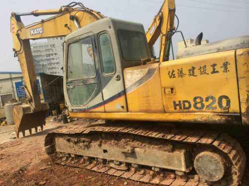 广东出售转让二手5000小时2006年加藤HD820II挖掘机
