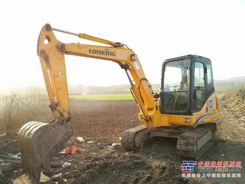 河南出售转让二手6000小时2011年龙工LG6065挖掘机