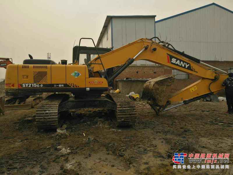 河南出售转让二手2000小时2015年三一重工SY215C挖掘机