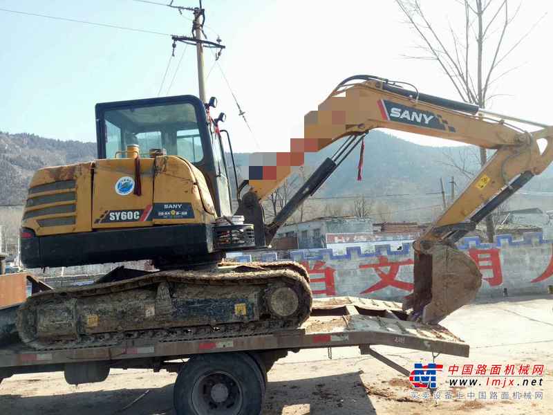 河南出售转让二手500小时2016年三一重工SY60C挖掘机