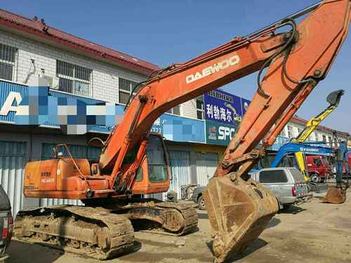 河南出售转让二手14000小时2004年大宇DH220LC挖掘机