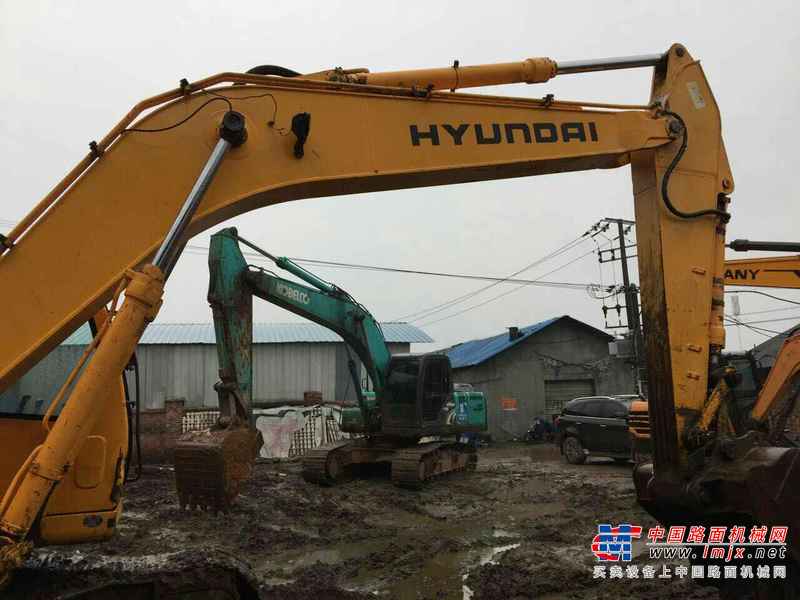 江西出售转让二手10000小时2007年现代R225LC挖掘机
