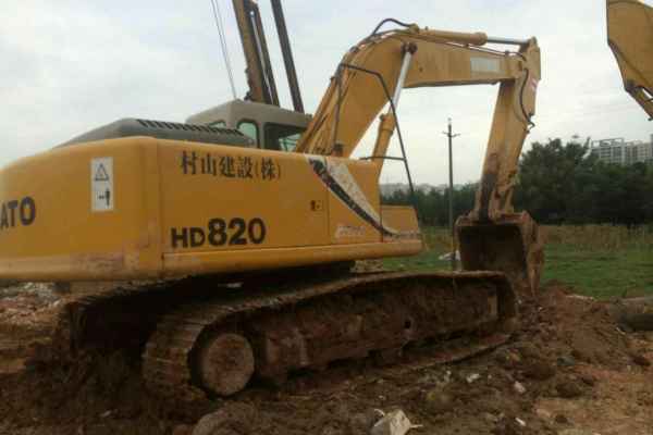 广东出售转让二手9000小时2007年加藤HD820II挖掘机