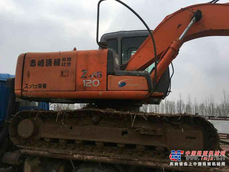 山东出售转让二手12000小时2005年日立ZX120挖掘机