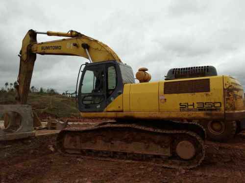 江西出售转让二手11000小时2008年住友SH350挖掘机
