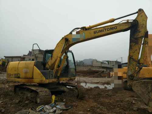 贵州出售转让二手1900小时2013年住友SH130挖掘机