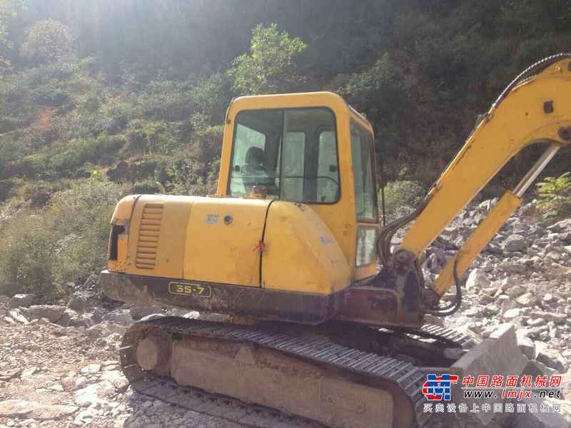 山西出售转让二手10000小时2008年现代R55挖掘机