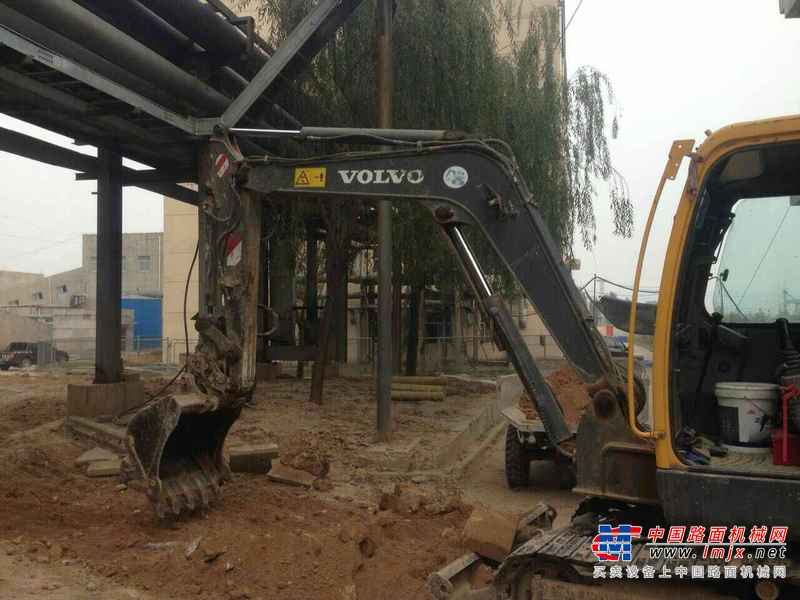 山西出售转让二手3000小时2012年沃尔沃EC55B挖掘机