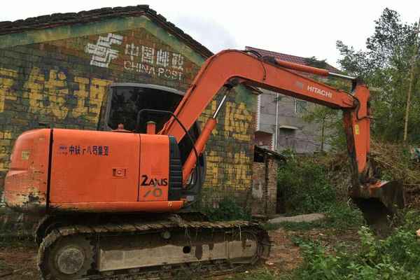 江西出售转让二手7500小时2010年日立ZX70挖掘机