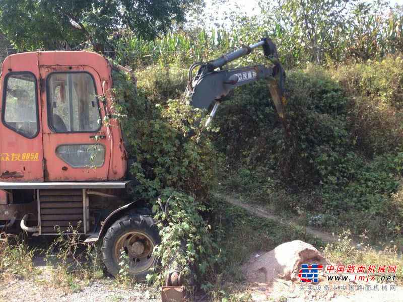 山西出售转让二手6500小时2007年愚公机械轮挖X5挖掘机