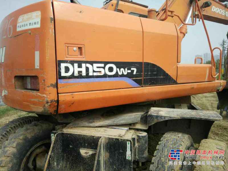 陕西出售转让二手10500小时2008年斗山轮挖DH150W挖掘机