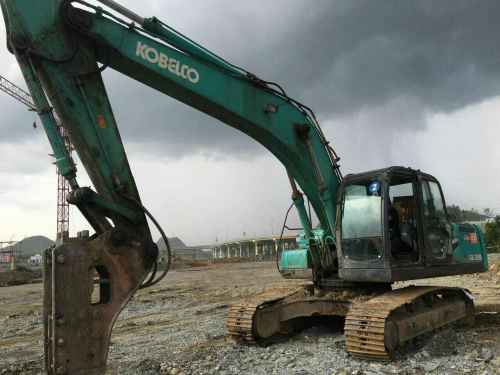 贵州出售转让二手11000小时2008年神钢SK250挖掘机