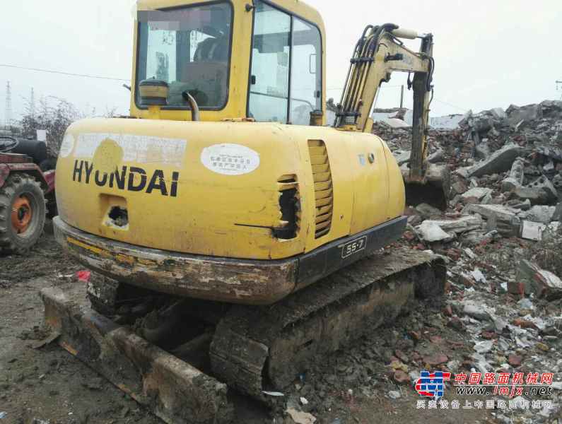 安徽出售转让二手13200小时2007年现代R55挖掘机