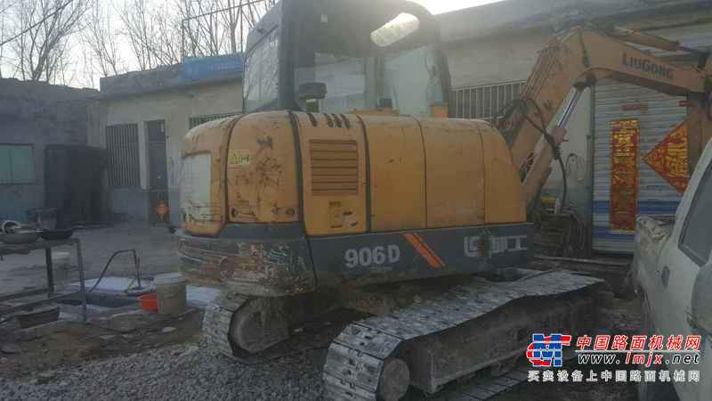 山东出售转让二手4000小时2013年柳工CLG906D挖掘机