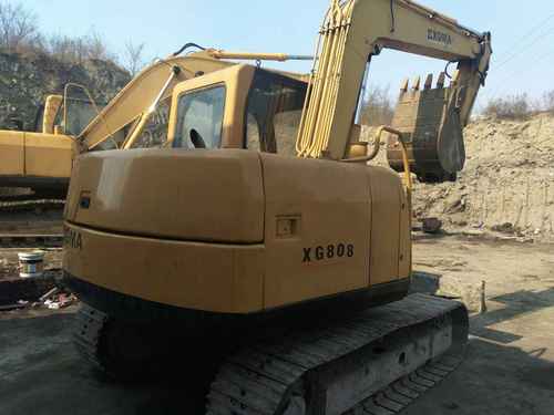 黑龙江出售转让二手3000小时2011年厦工XG808挖掘机