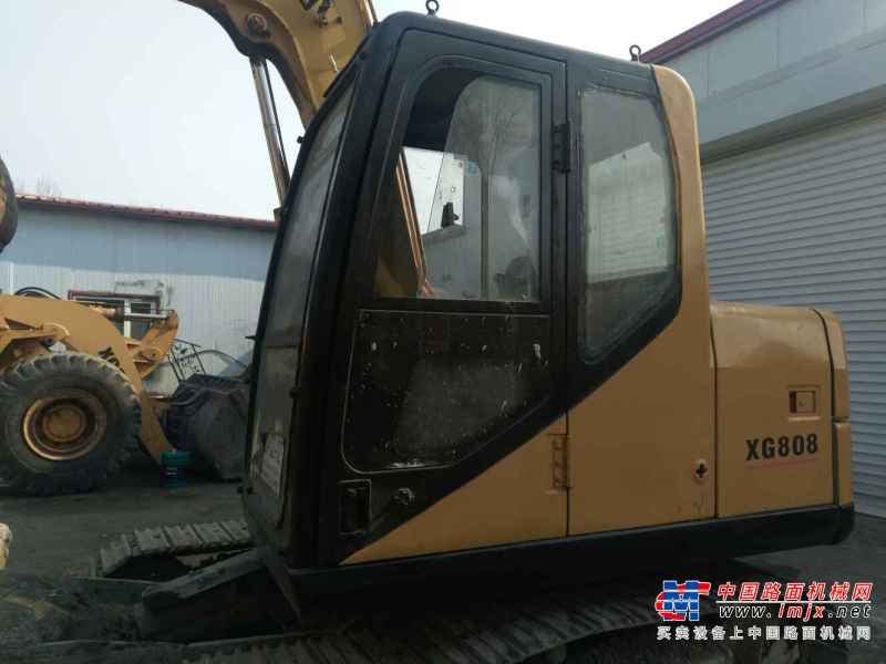 黑龙江出售转让二手3000小时2011年厦工XG808挖掘机