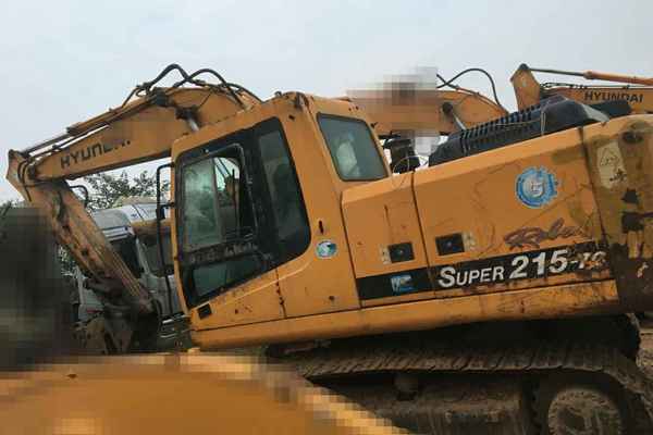 江西出售转让二手4280小时2007年现代R215挖掘机
