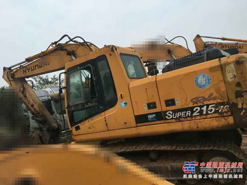 江西出售转让二手4280小时2007年现代R215挖掘机
