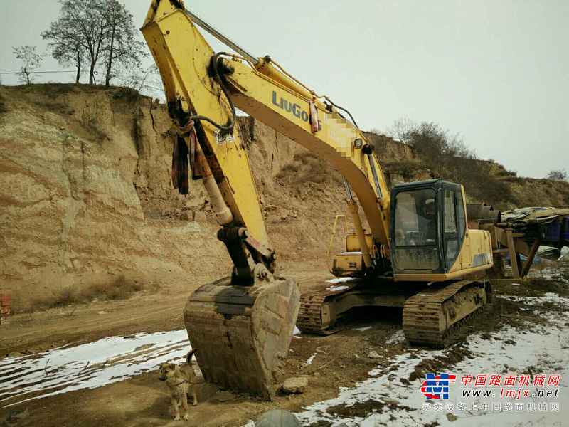 甘肃出售转让二手12000小时2008年柳工CLG205C挖掘机