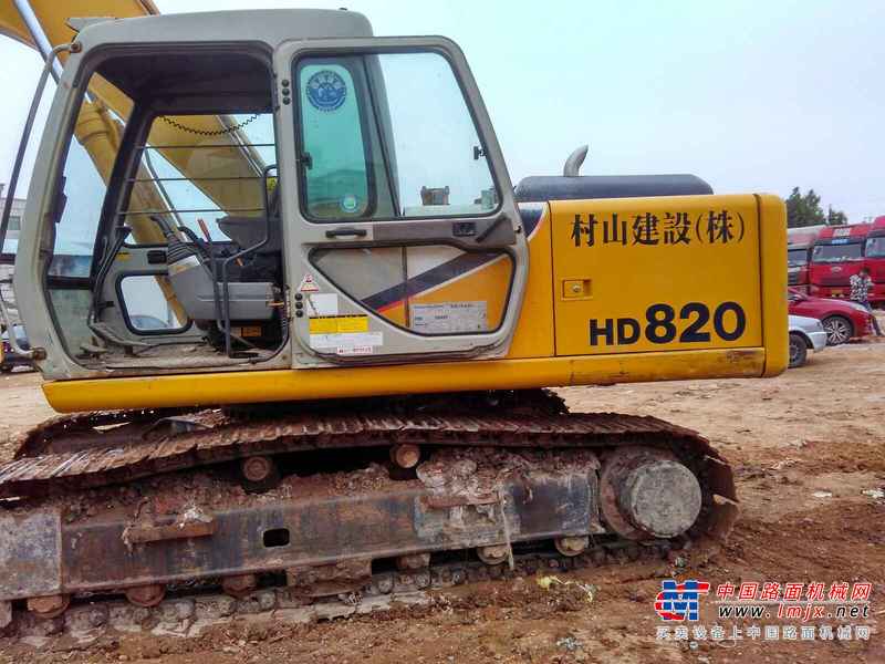 广东出售转让二手5000小时2003年加藤HD820II挖掘机