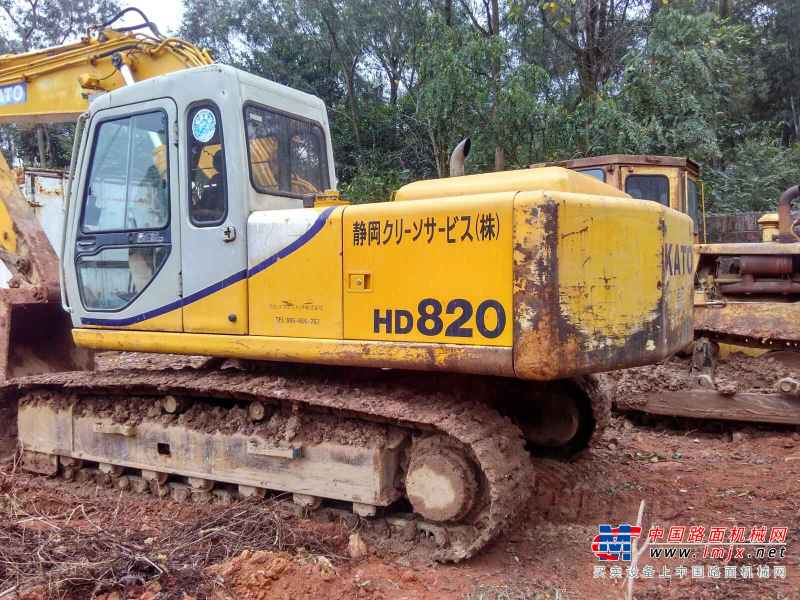 广东出售转让二手4000小时2003年加藤HD820挖掘机