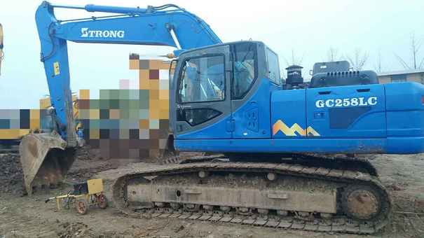 山东出售转让二手3200小时2012年山重建机GC258挖掘机