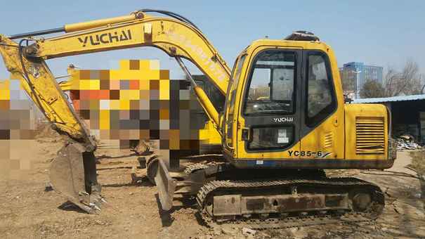 山东出售转让二手9500小时2009年玉柴YC85挖掘机