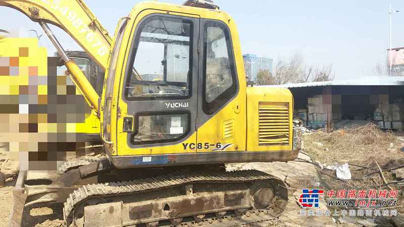 山东出售转让二手9500小时2009年玉柴YC85挖掘机