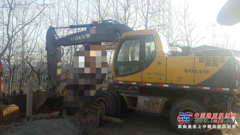 辽宁出售转让二手18000小时2004年沃尔沃轮挖EW170挖掘机