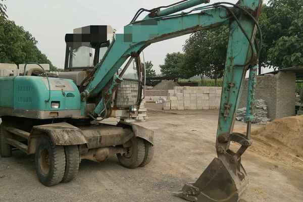 山西出售转让二手2800小时2009年福建劲工轮挖JG608C挖掘机