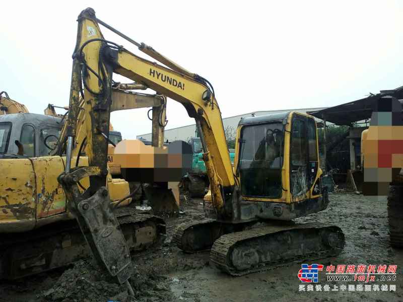 浙江出售转让二手15000小时2007年现代R60挖掘机