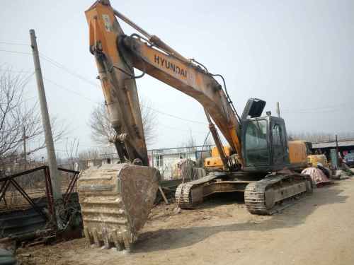 山东出售转让二手10000小时2010年现代R335LC挖掘机