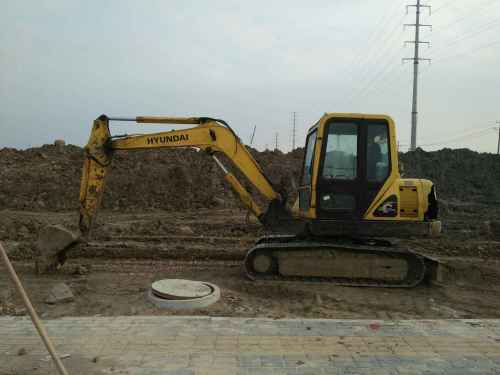 江苏出售转让二手7523小时2009年现代R55挖掘机