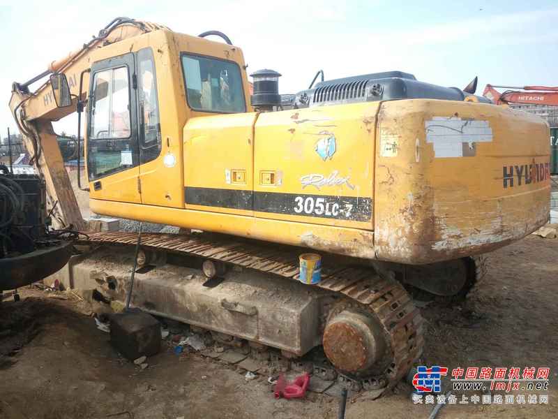 山东出售转让二手12000小时2007年现代R305LC挖掘机