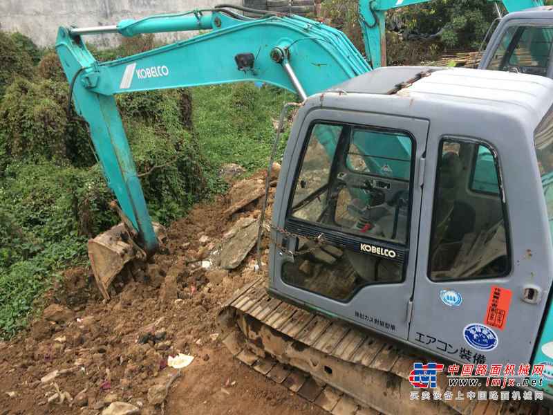 广东出售转让二手15000小时2003年神钢SK120挖掘机