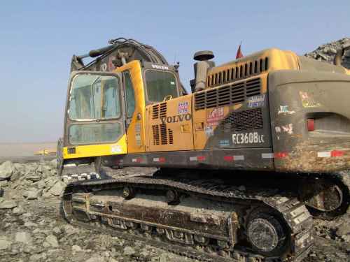 内蒙古出售转让二手15000小时2009年沃尔沃EC360BLC挖掘机