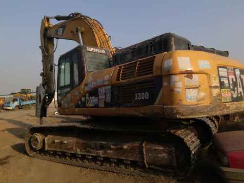 内蒙古出售转让二手9000小时2010年卡特彼勒330DL挖掘机
