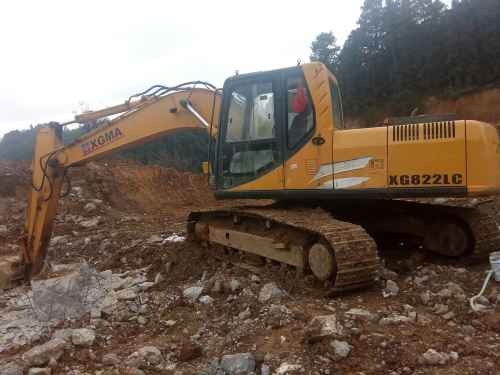 贵州出售转让二手10111小时2009年厦工XG822LC挖掘机