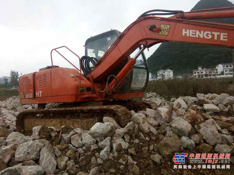 贵州出售转让二手8608小时2008年恒特重工HT80挖掘机