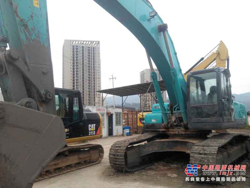 云南出售转让二手3500小时2013年神钢SK350LC挖掘机