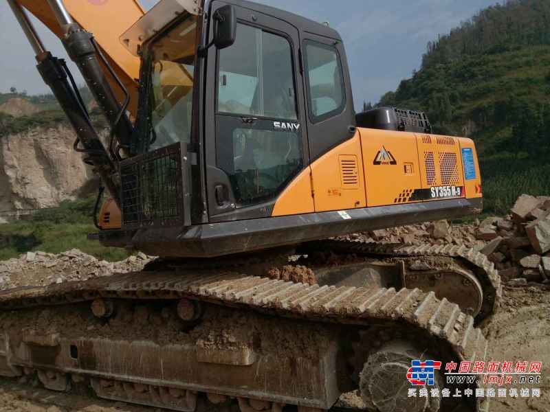 云南出售转让二手4011小时2015年三一重工SY355H挖掘机