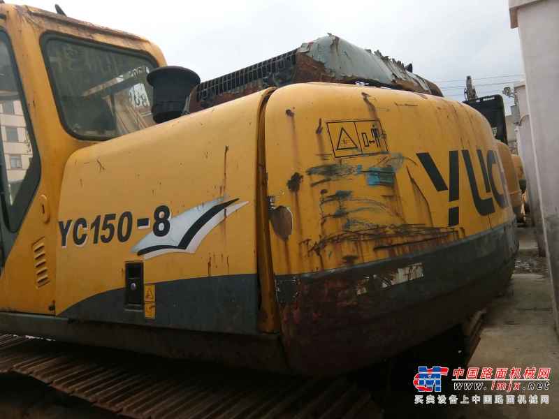 贵州出售转让二手9800小时2010年玉柴YC135挖掘机