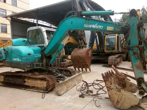 贵州出售转让二手8900小时2010年山河智能SWE70N9挖掘机