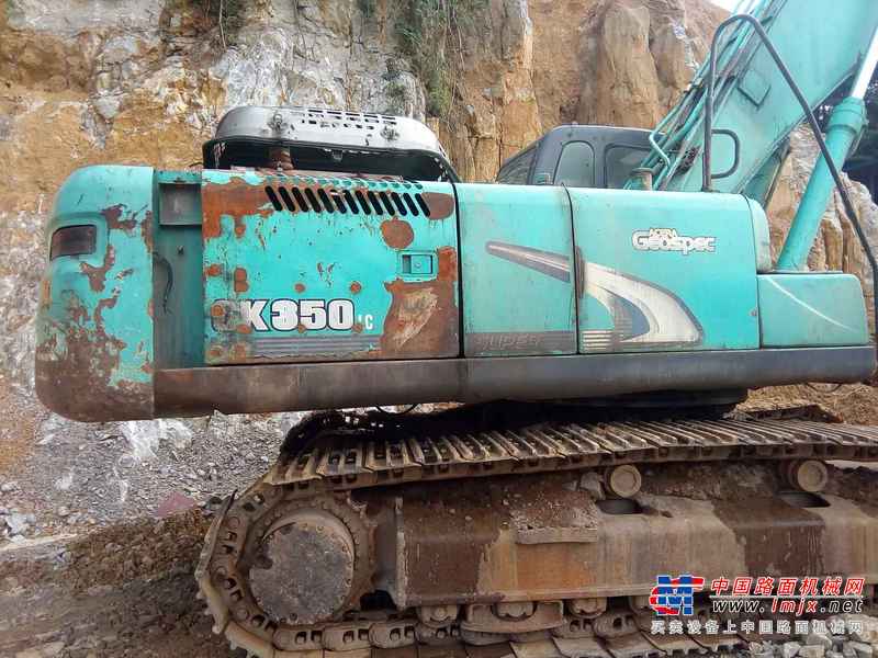 贵州出售转让二手9870小时2010年神钢SK350LC挖掘机
