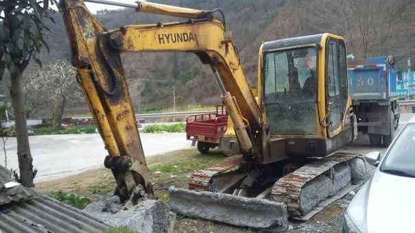湖北出售转让二手8061小时2008年现代R60挖掘机