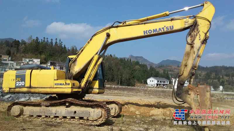 贵州出售转让二手10000小时2008年小松PC220挖掘机