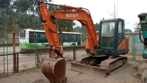 云南出售转让二手6500小时2009年福田雷沃FR80挖掘机