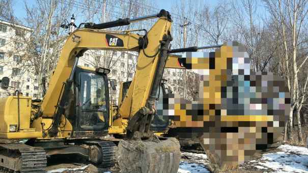 黑龙江出售转让二手6624小时2009年卡特彼勒307C挖掘机