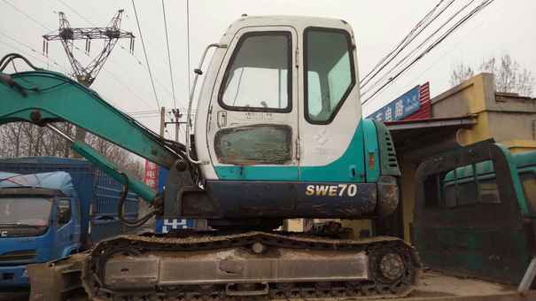 河北出售转让二手9600小时2009年山河智能SWE70H挖掘机